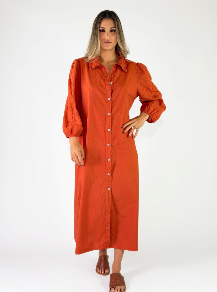 VESTIDO TALAMANCA - TERRACOTA 