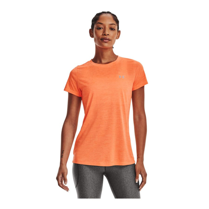 Remera Under Armour Tech Twist de Mujer - 206-8665560 Naranja