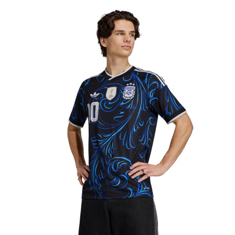 Camiseta de Hombre Adidas AFA Messi 26 Negro - Azul