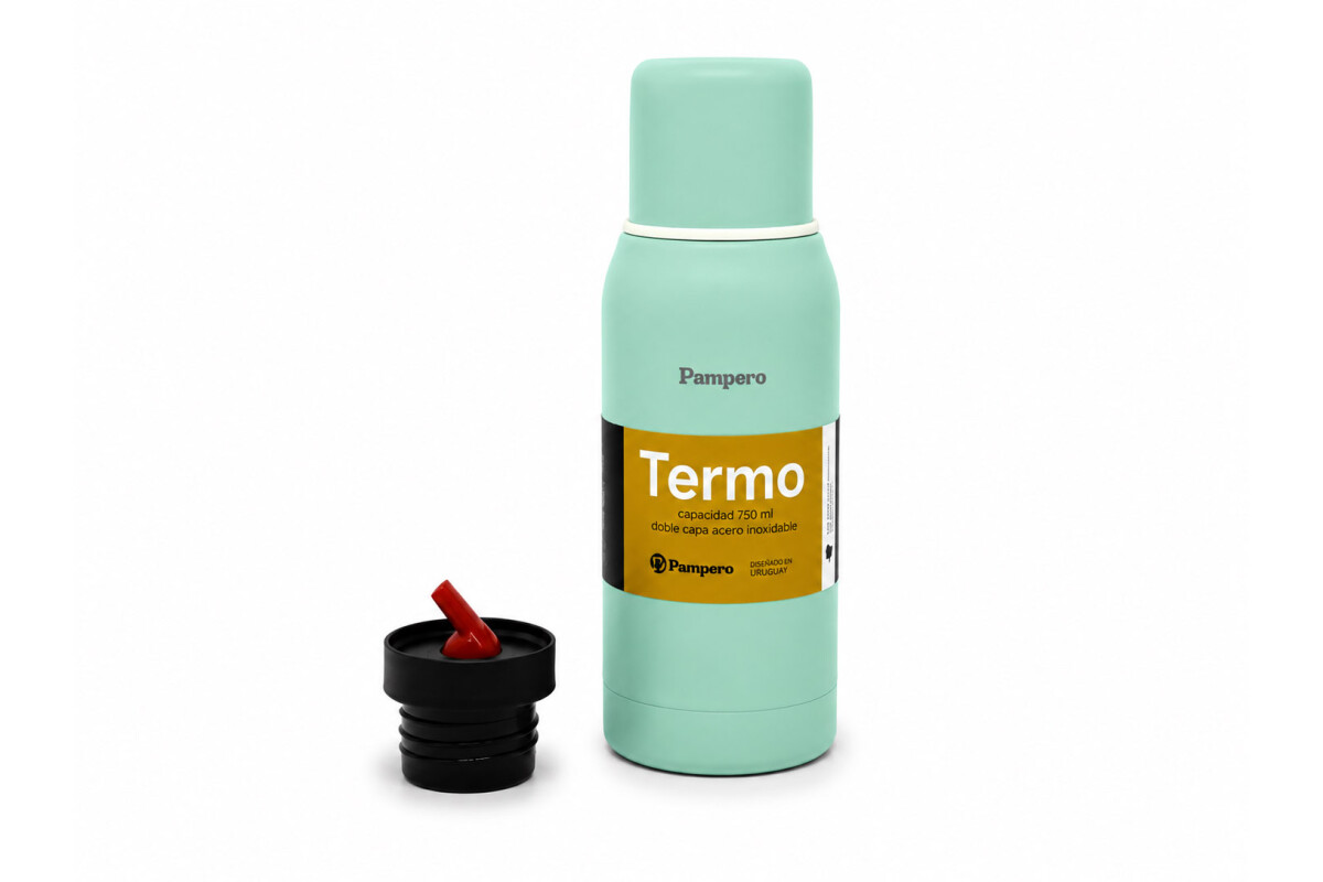 TERMO ACERO DOBLE CAPA 750ML Verde Claro
