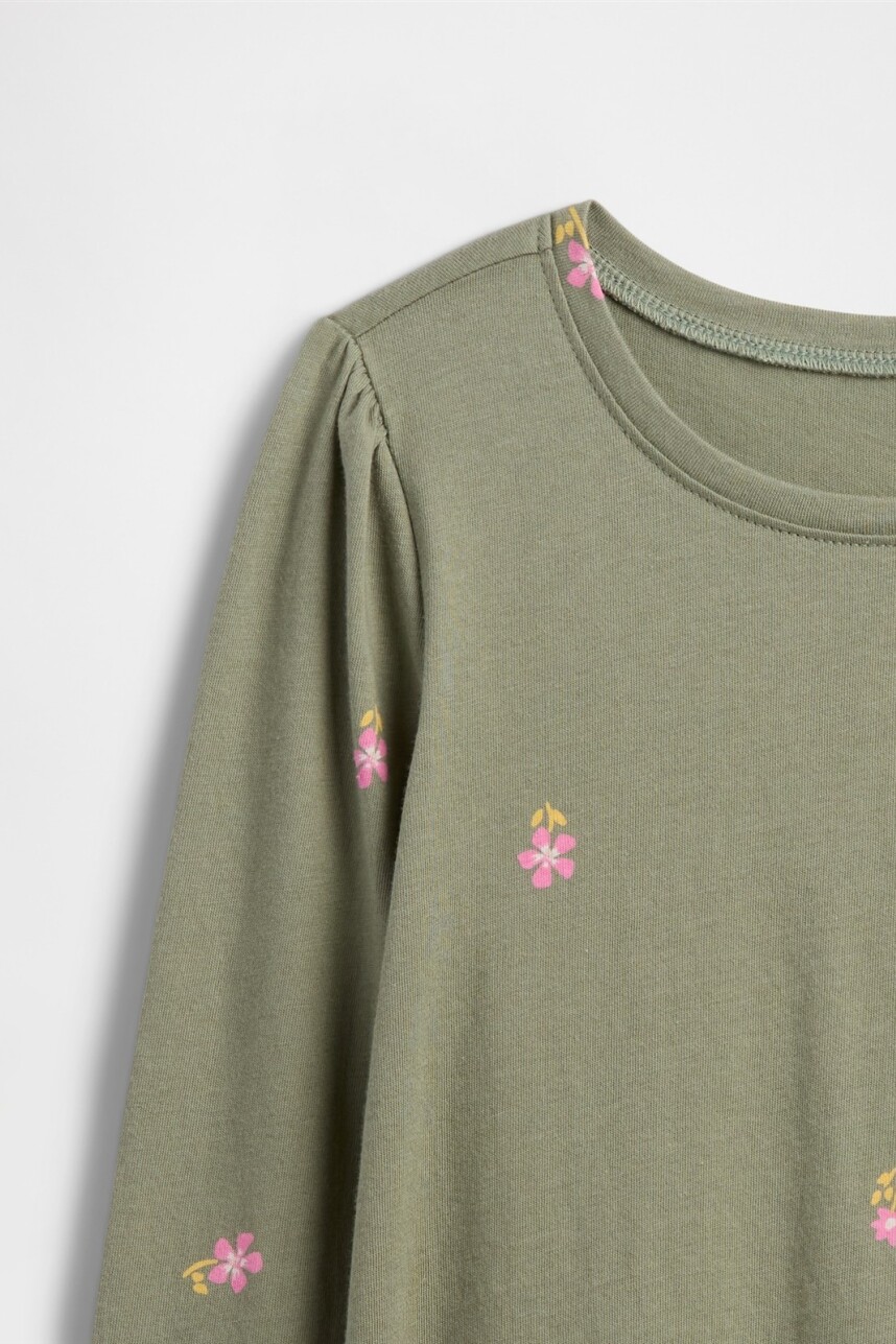 Remera Toddler Niña Walden Green