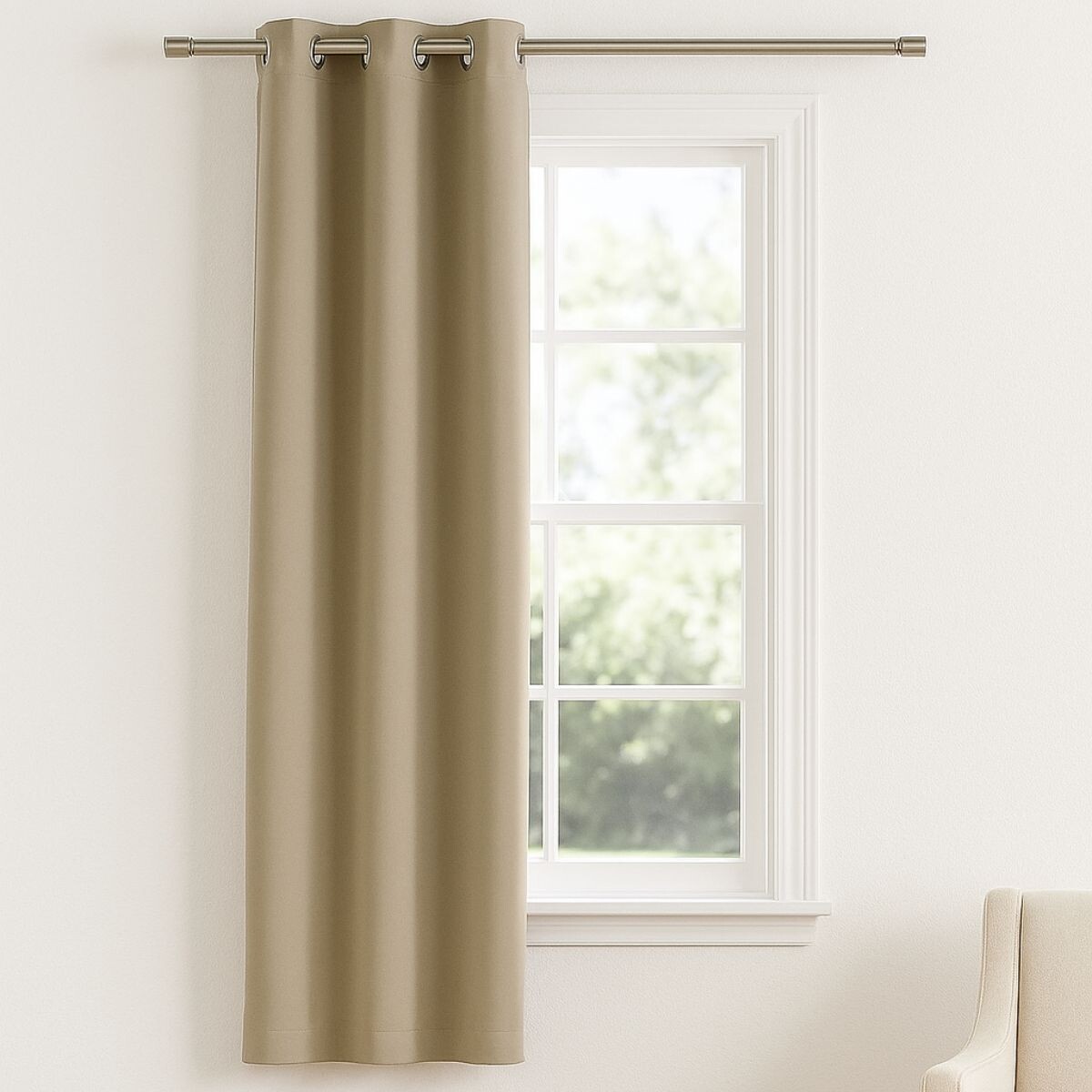 Paño cortina blackout 1,35m x 1,70m - BEIGE 