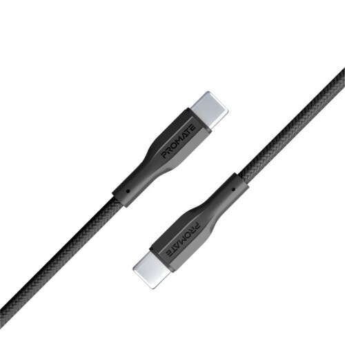 Cable carga y datos USB-C a USB-C 60W 1mt Black Cable carga y datos USB-C a USB-C 60W 1mt Black