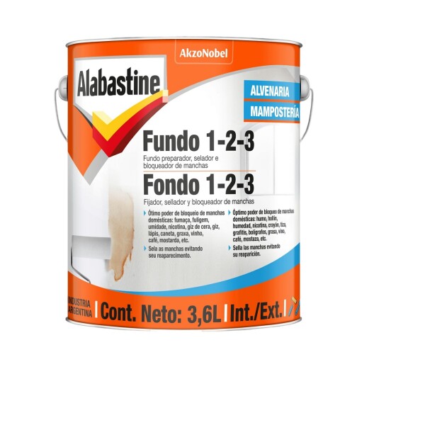 Fondo al Agua Interior Exterior 3.6L Alabastine Fondo al Agua Interior Exterior 3.6L Alabastine