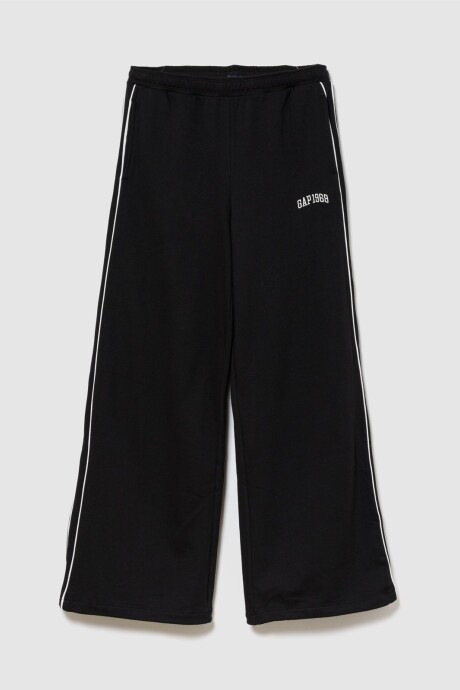 Pantalón Deportivo Baggy Logo Gap Mujer Black