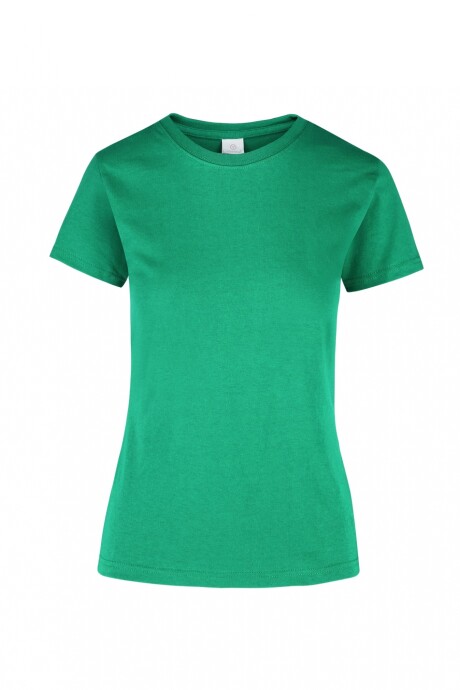 Camiseta a la base dama Verde jade