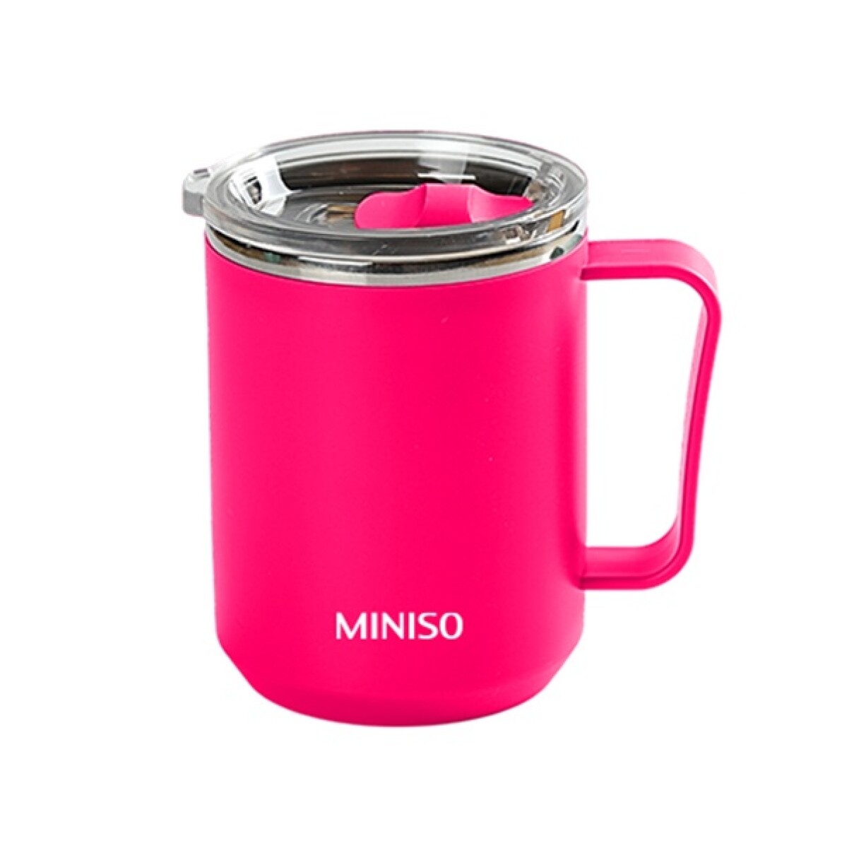 Taza de acero 400ml - rosa 