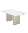 Mesa De Comedor Lintz 184 Linea Mionaco Blanco/Blanco