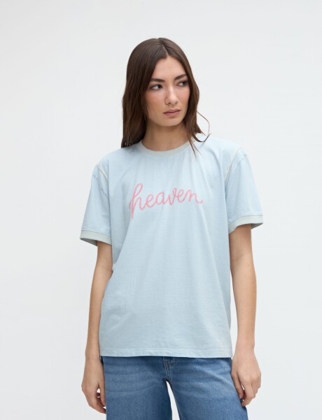 Remera Roma Celeste