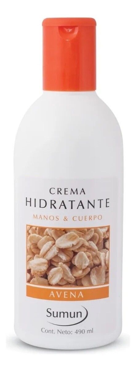 Sumun Crema Hidratante Cuerpo Y Manos Avena 490 ml 