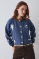 CARDIGAN TERRO UY Azul
