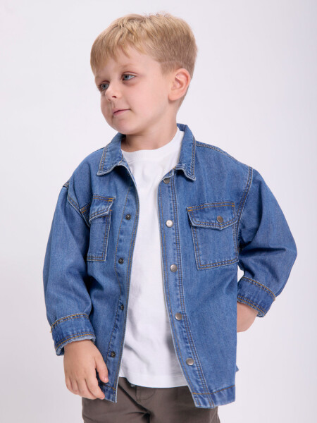 Camisa jean Azul Medio