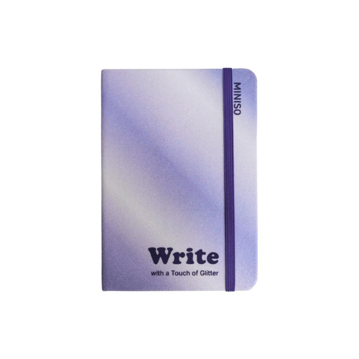 Cuaderno glitter degradé A6 - violeta 