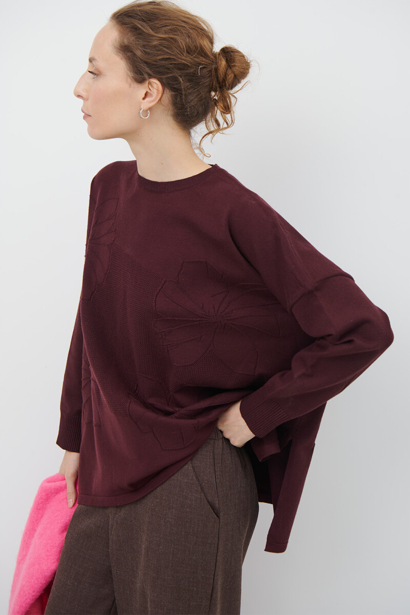 BUZO AMAPOLA BURDEOS