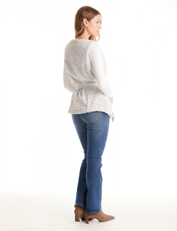 Chaleco Soft Cinto GRIS CLARO