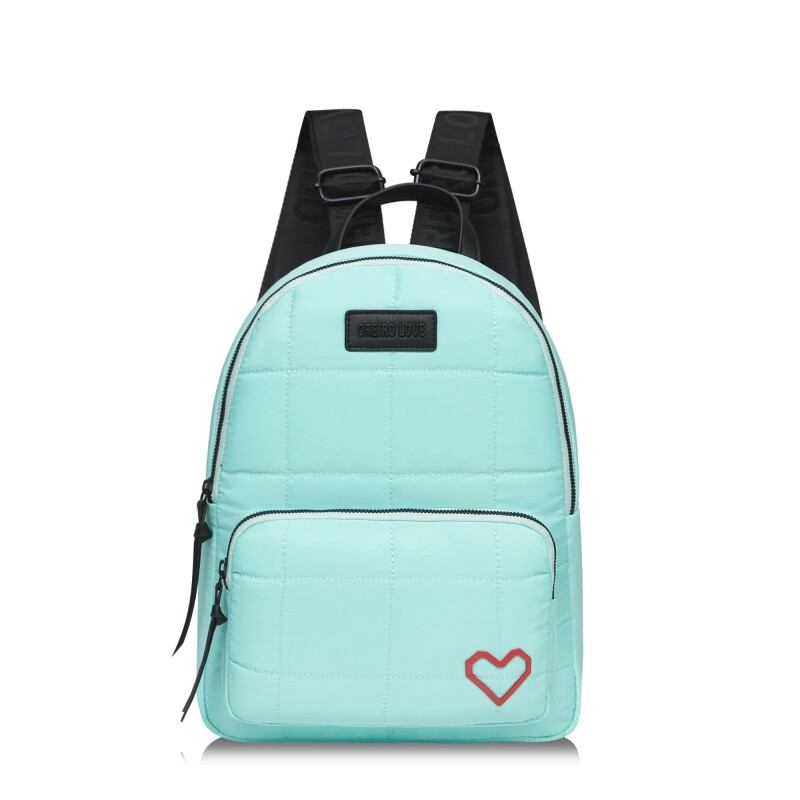 Mochila Las Oreiro Love Verde Menta