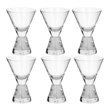 Set de 6 piezas de vasos de vidrio para shot Set de 6 piezas de vasos de vidrio para shot