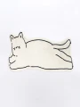 ALFOMBRA GATO OFF WHITE