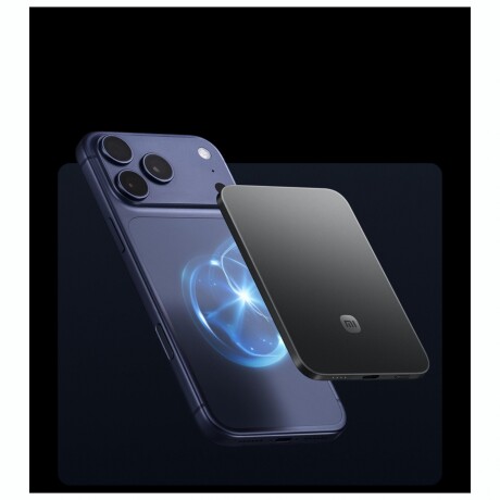 XIAOMI ULTRATHIN MAGNETIC POWER BANK 5000 15W Cargador Portátil XIAOMI Magnetic Power Bank Ultrathin 15W 5000 mAh - Graphite Black