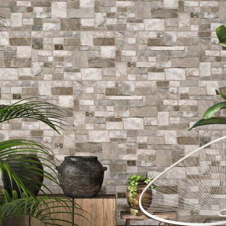 Cerámica gris Simil piedra mate Liso 32x54Cm pared GAMAS DE GRIS