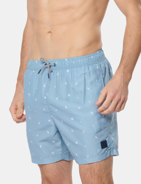 SHORT ESTAMPADO Celeste