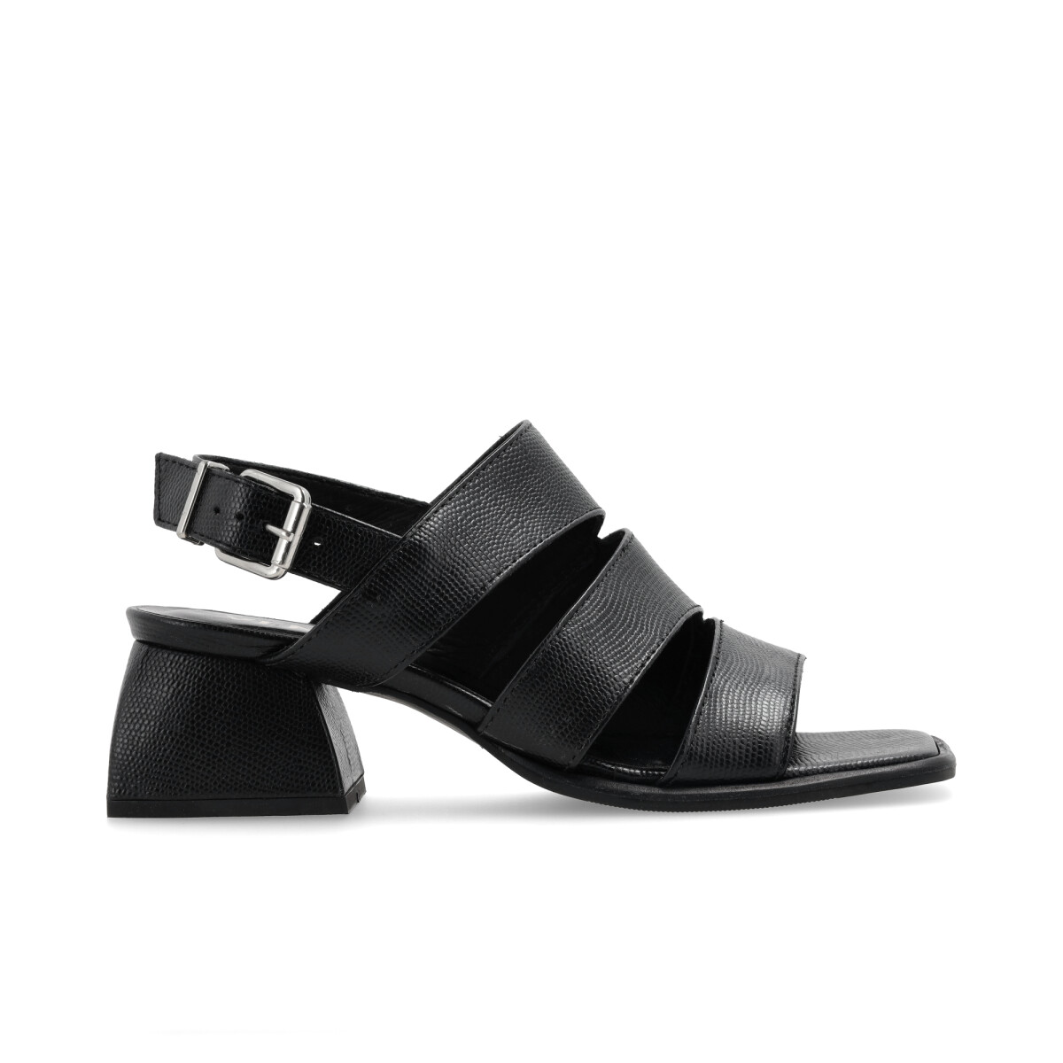 SANDALIAS VENET - CUERO LIVO - NEGRO 