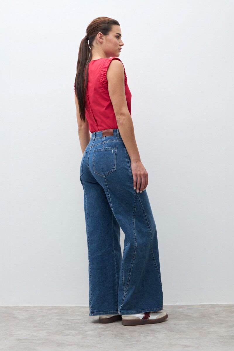 Jean wide leg Norah jean medio