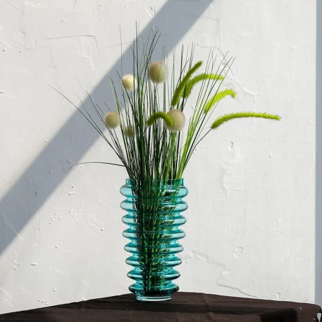 Florero Decorativo Vidrio Dublín Alto 30cm x Ø 16cm Florero Decorativo Vidrio Dublín Alto 30cm x Ø 16cm