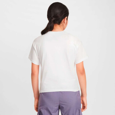 Remera Tee Boxy Esencial Lbr de Niña Blanco