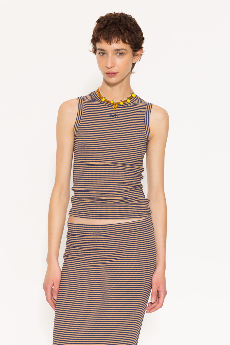 MUSCULOSA FUNNY Azul Marino