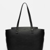 Shopper Menorca En Cuero Graneado Negro