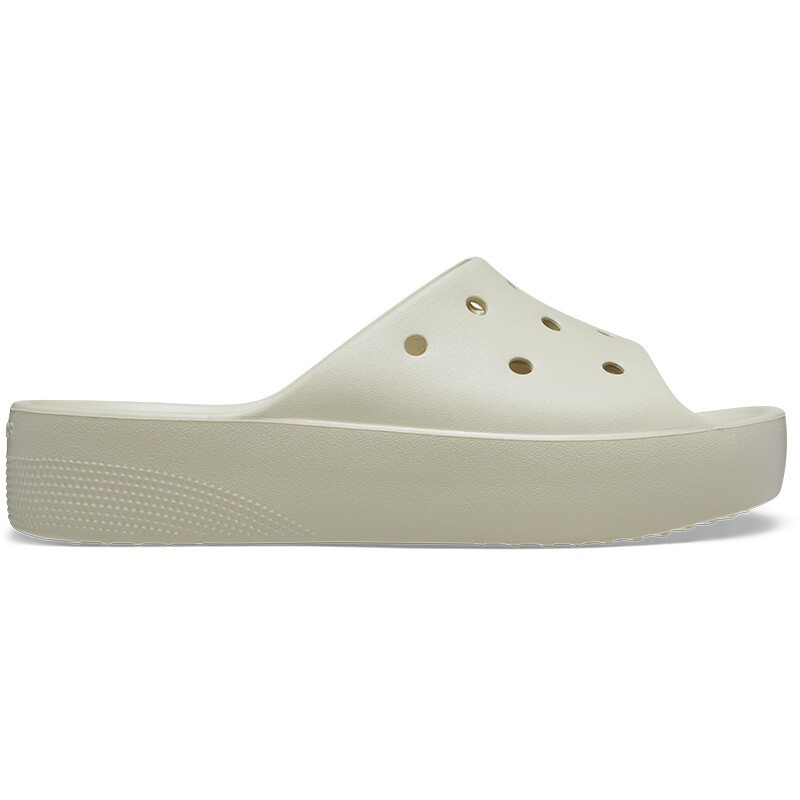 Sandalias Classic Platform Slide Beige