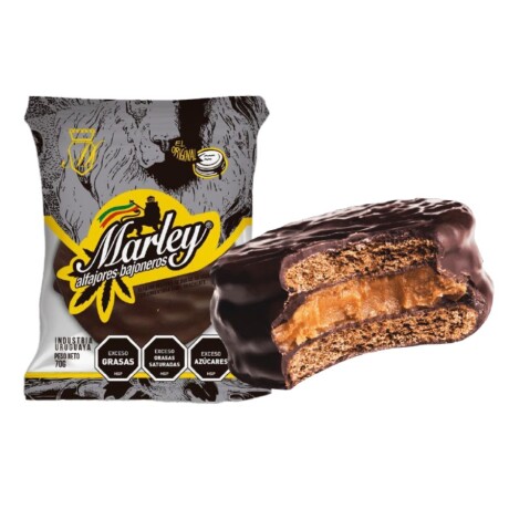 Caja X6 Alfajores Marley Chocolate Negro 001