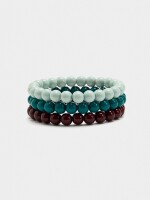 Set De Pulseras De Resina multicolor
