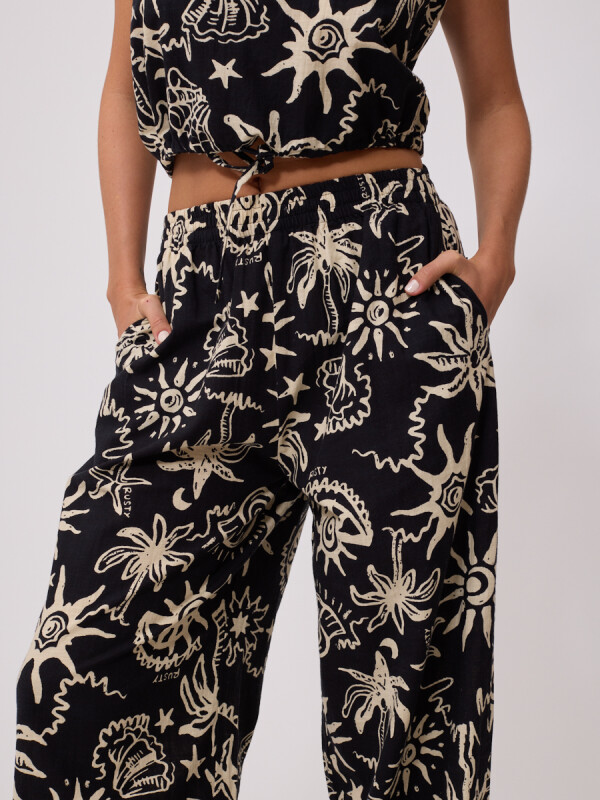 PANTALON PALME RUSTY Negro