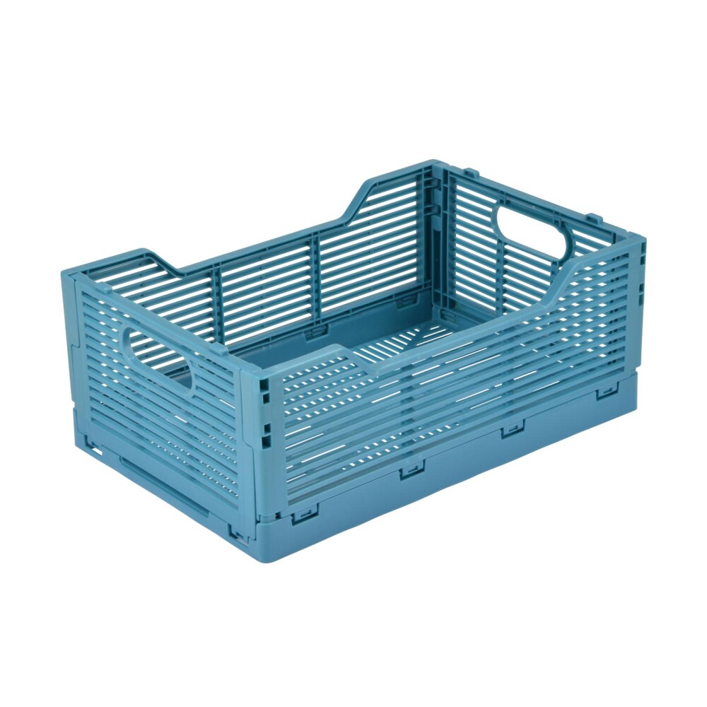 CESTO PLEGABLE KIDS PLASTICO AZUL