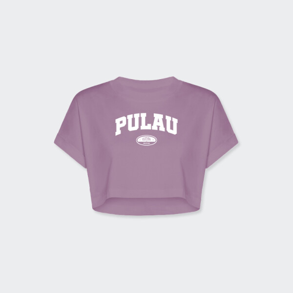 Remera Pulau University Violeta