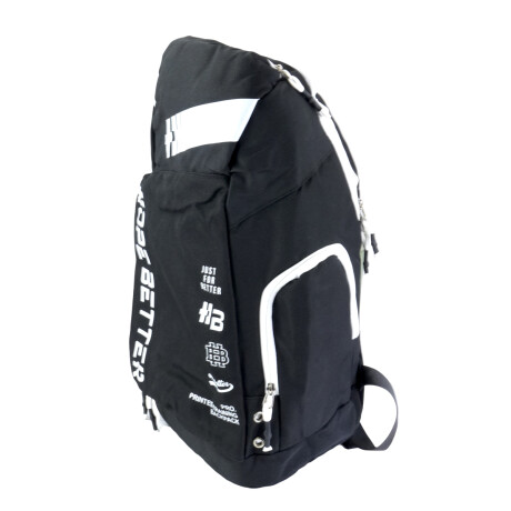 MOCHILA NEGRA CON LETRAS MOCHILA NEGRA CON LETRAS