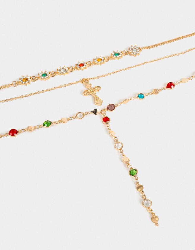 Collares Largos Religioso Collar Largo Religioso - Dorado