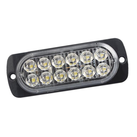 SEÑALIZACION - BARRAL AMBAR 12 LED 12/24V 112X41MM WESTON SEÑALIZACION - BARRAL AMBAR 12 LED 12/24V 112X41MM WESTON