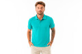 REMERA PIQUE CUELLO POLO 1801 Turquesa Green