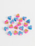 Útiles Varios Flores Set De Mini Gomas En Caja - Rosa Claro