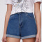Short Eloide Azul Medio