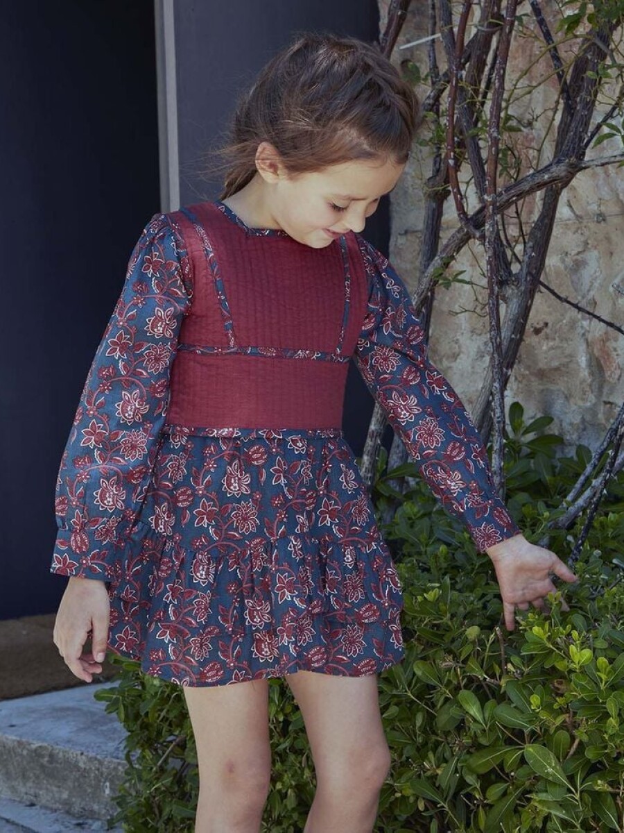 Vestido Estampado Con Petroleo