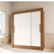 Placard Ropero 3 Puertas Corredizas Dormitorio Marrón