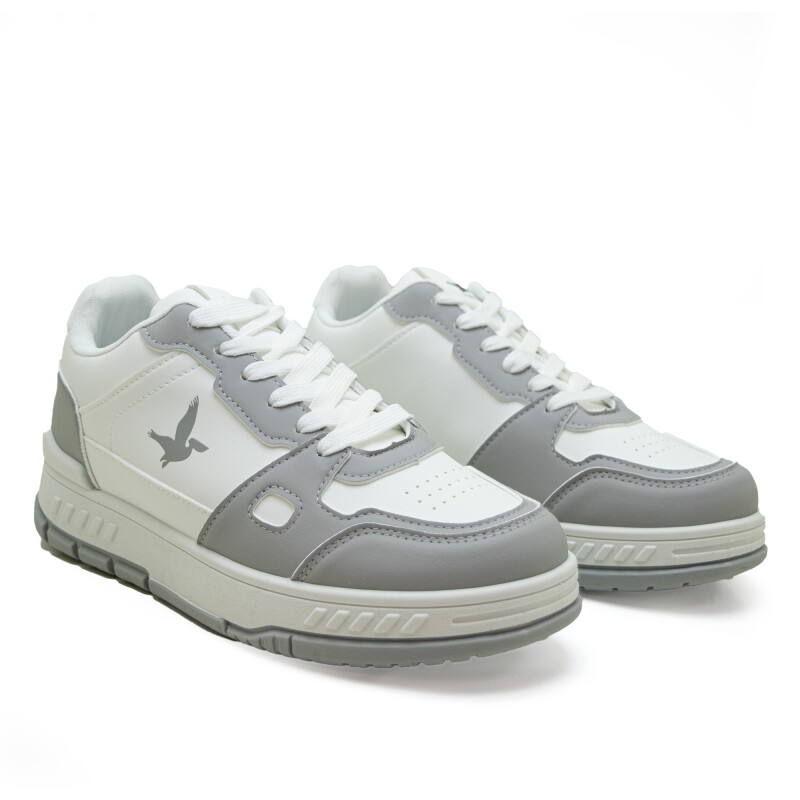 Championes Santa Barbara WALTHAM Hombre Blanco-gris