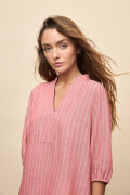 VESTIDO TALA STRIPED Rojo