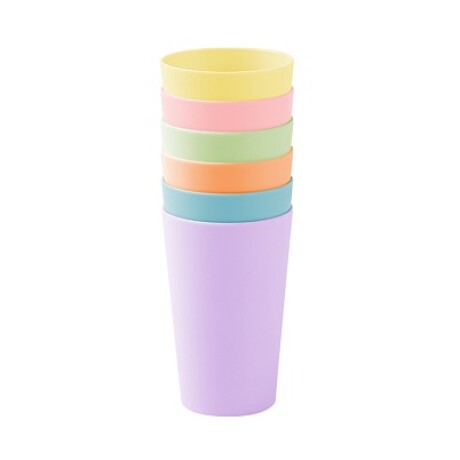 Vasos pastel 6pcs Vasos pastel 6pcs