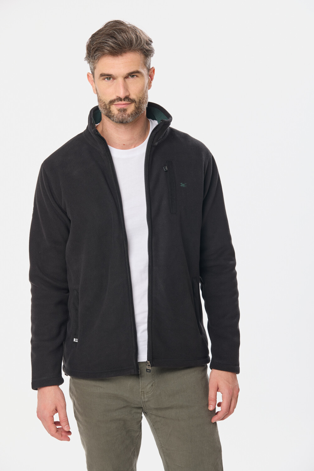 CAMPERA POLAR DE ABRIGO Negro