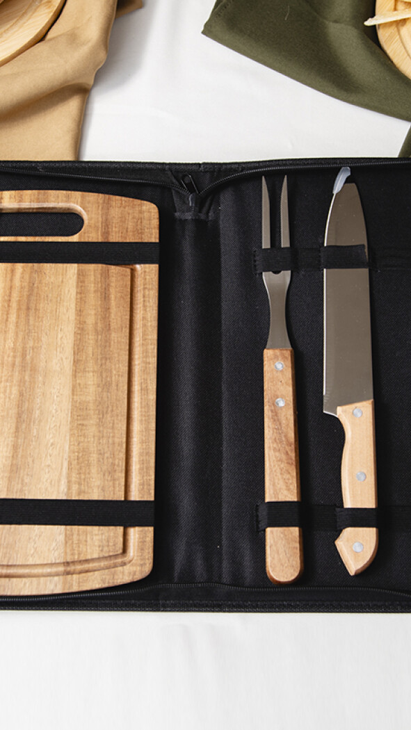 ESTUCHE ASADOR ASTURCON NEGRO